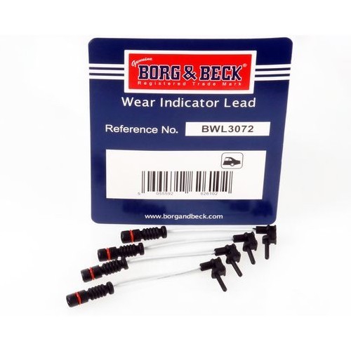 BORG & BECK Warning Contact, brake pad wear BWL3072