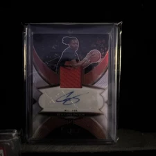 2024-25 Panini Select - Rookie Jersey Autographs Bub Carrington #RJA-BUB /199 