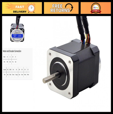 High Torque Nema 17 Closed Loop Stepper Motor 56Ncm with Magnetic Encoder 1000PP