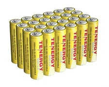 (24 Pack) SOLLA Ni-MH Rechargeable Solar Battery AA