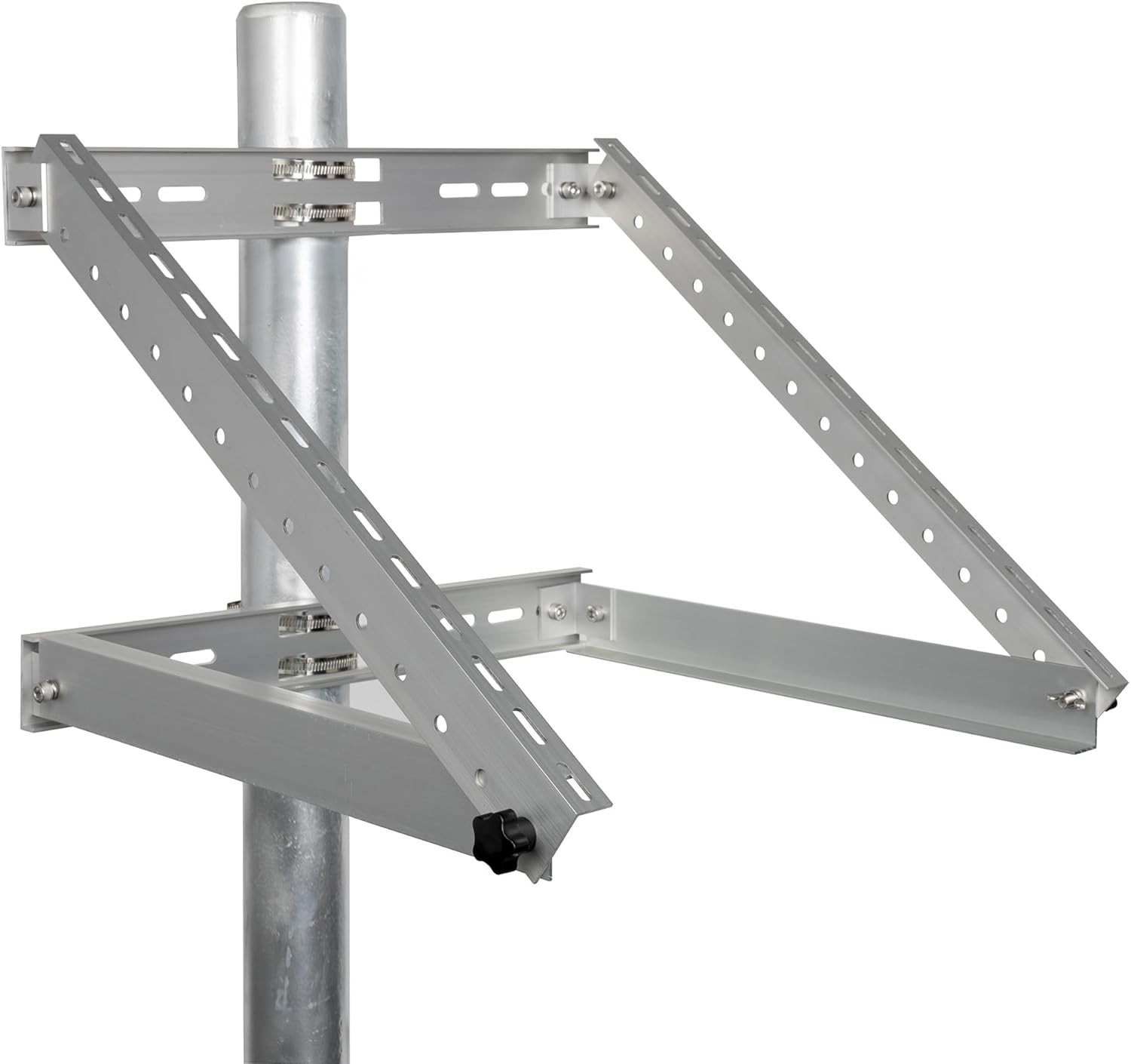 Solar Panel Mounting Bracket Pole Mounts Kit Up to 30W (Pole not Included) 
