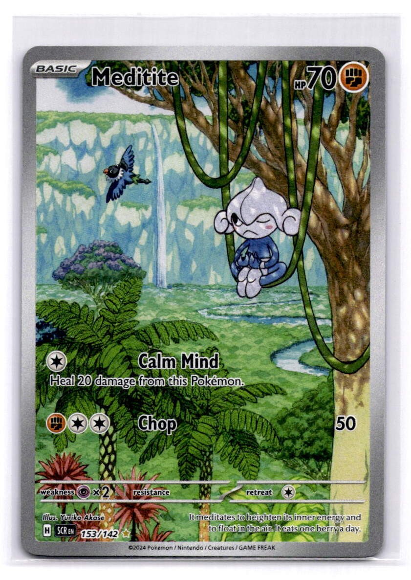 Meditite Illustration Rare SV07: Stellar Crown 153/142 LP-NM