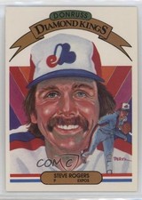 1983 Donruss Diamond Kings Steve Rogers #18 7rf