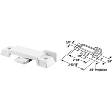 Prime-Line White Latch Sliding Window Sash Lock F 2590 PRIME-LINE F 2590