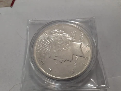 1922 PEACE SILVER DOLLAR - BRILLIANT UNCIRCULATED - Great Luster! - L👀K!