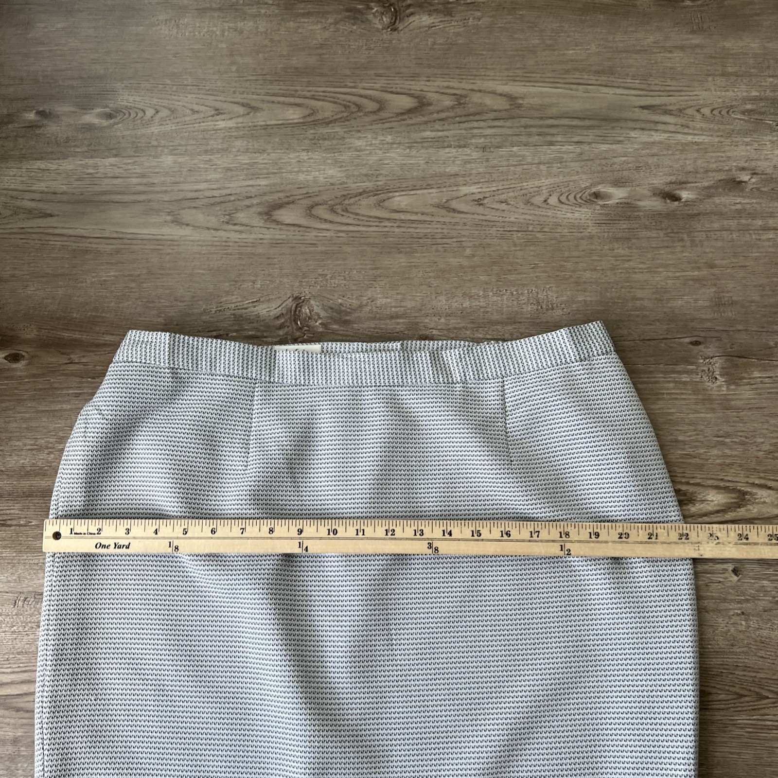 Le Suit Two Button Tweed Skirt Suit Womens 16 Blue