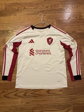 Long Sleeve Liverpool 2025-26 Away Jersey #7 Wirtz: Size Medium *Good Condition*