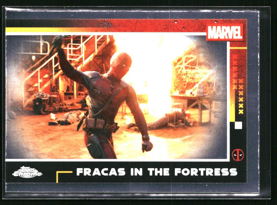 Fracas In The Fortress #79 Marvel 2025 Topps Chrome Deadpool trading card — raw and PSA graded price guide