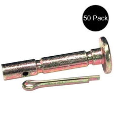 Shear Pins/Cotter 50PK Fits Troy Bilt Fits Craftsman Fits Cub Cadet 738-04124(A)
