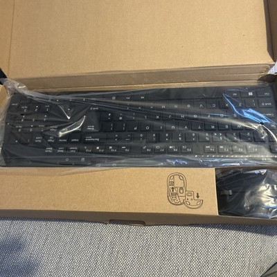 Kabellose Tastatur Maus Combo MD023 UK Layout 2,4 GHz - Amazon Basics