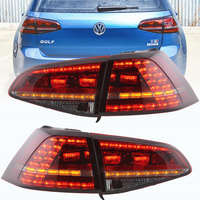 LED RüCkleuchten Set Rot-Smoke Mit Dynamischem Blinker FüR VW Golf 7 2013-2017