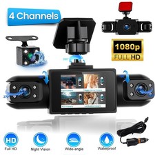 4 Kanal 360° Panorama Dashcam Nachtsicht 1080P Autokamera Nachtsicht Parkmonitor