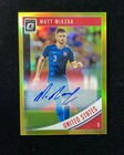 2018-19 Panini Donruss Optic Gold #174 Matt Miazga Auto 4/10 United States M27