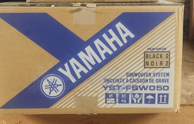 Yamaha YST-FSW050 Powered Subwoofer System (Black) - UNUSED / STORE DISPLAY UNIT