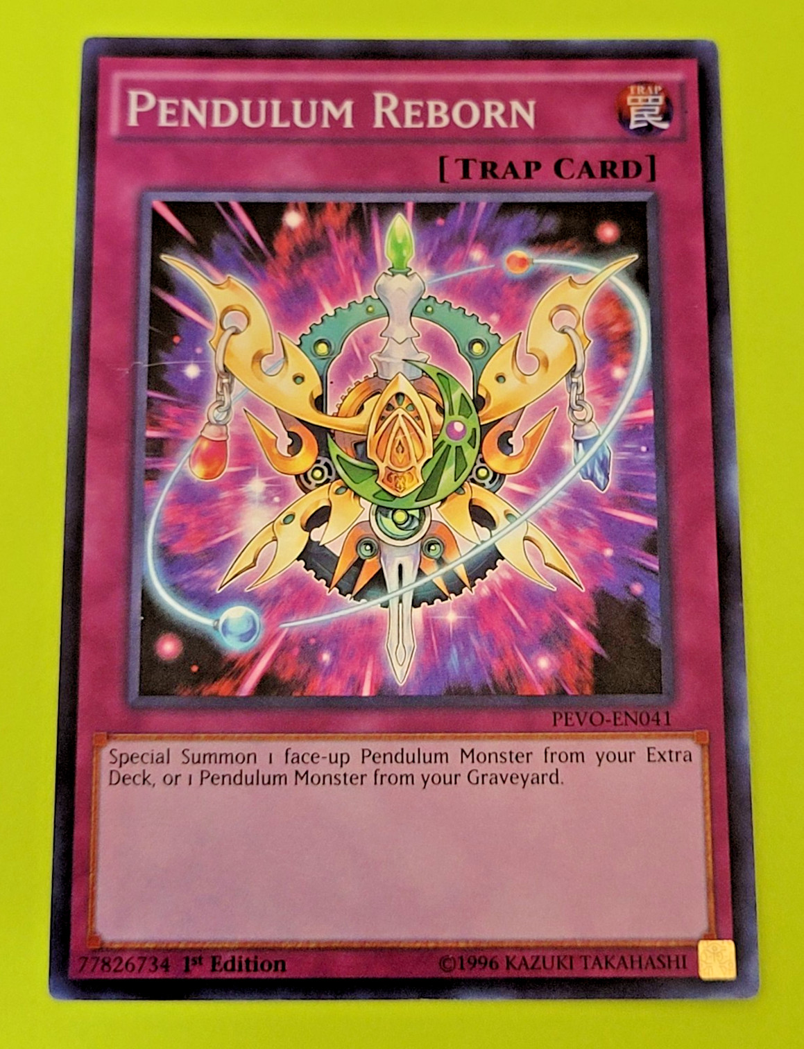Yu-Gi-Oh Pendulum Reborn 1st Edition Super Rare PEVO-EN041 Nm