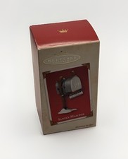 Vintage Hallmark Keepsake 2002 Santa's Mailbox W/Card Christmas Ornament 4" New