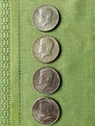Kennedy Half Dollar Silver 1965 1966 1974 1976 Bicentennial 50c Coin 4 Coin Lot