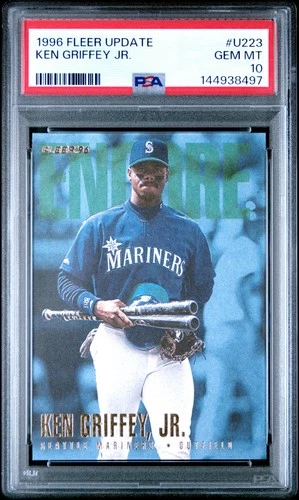 144938497 Ken Griffey Jr. 1996 Fleer Update #U223 PSA 10