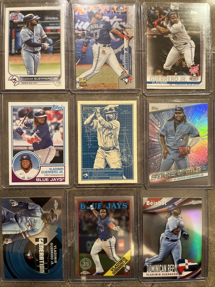 150X🔥Vladimir Guerrero Jr🔥2017-2025 Rookie Lot Parallel Refractor Blue Jays - Image 3 of 4