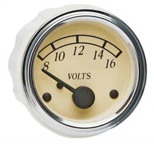 Vdo C53402716-s Heritage Voltmeter Gauge 8-16 V Vdo C53402716-s Heritage Voltmeter Gauge 8-16 V