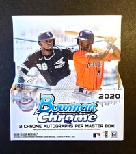 2019 Bowman Chrome Baseball HOBBY BOX   Fresh case  2 Autos per box   Free Ship