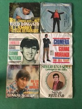 Lotto 45 Giri , Morandi,Reitano,Modugno,Bongusto , N. 6  Originali ,vedi Foto