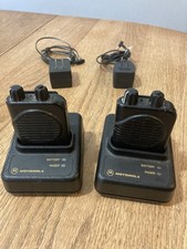 Lot of 2 Motorola Minitor 4, IV, Pager, A03KUS9238BC w/ Charger - No Batteries