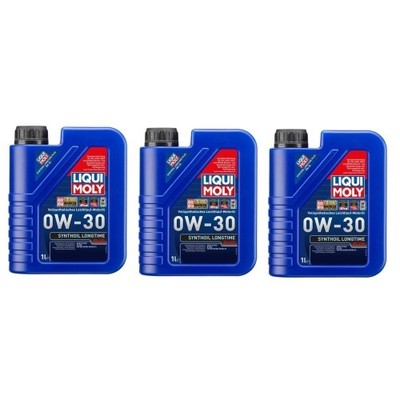 Motoröl LIQUI MOLY 1150 Synthoil Longtime Plus 0W-30 Audi VW Seat Skoda 3 Liter