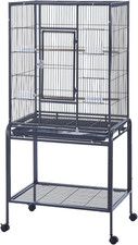 Large Bird Cages Parrot Cage Wide Flight Metal Animal Cage for Budgie Parakeet C
