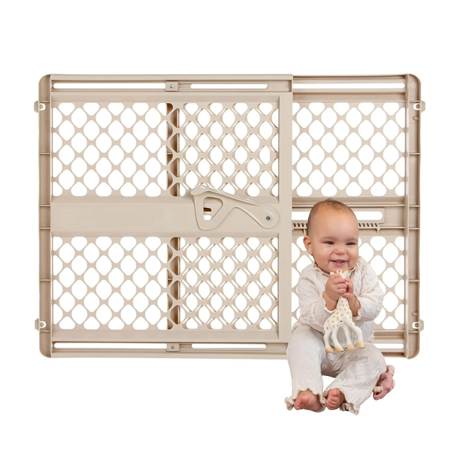 Supergate Ergo Baby Gate Plastic Baby Gate Stairs & Doorways Adjustable Indoor