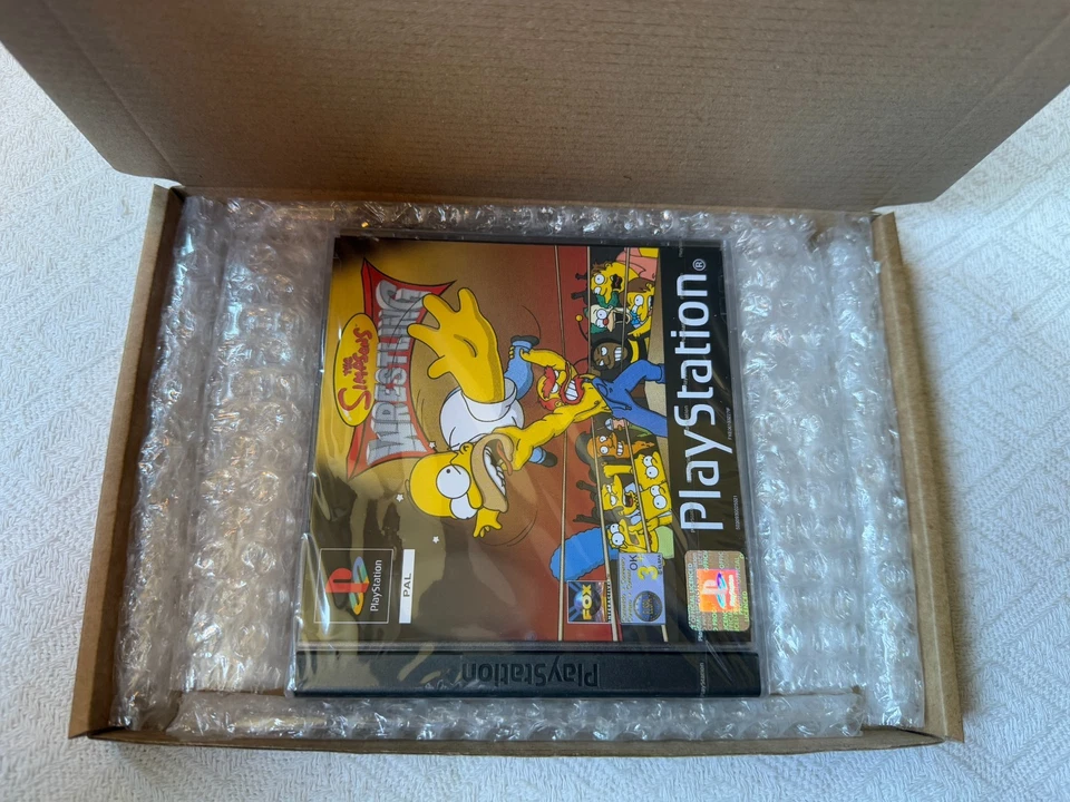 The Simpsons Wrestling PS1 - UK PAL New Sealed - High Quality Packing - Tracked - Image 4 of 4