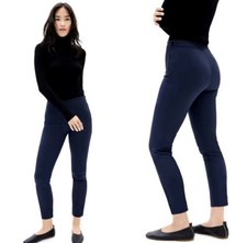 Everlane Navy The Side Zip Pull-on Chino Trouser Stretch Ankle Dress Pants 4