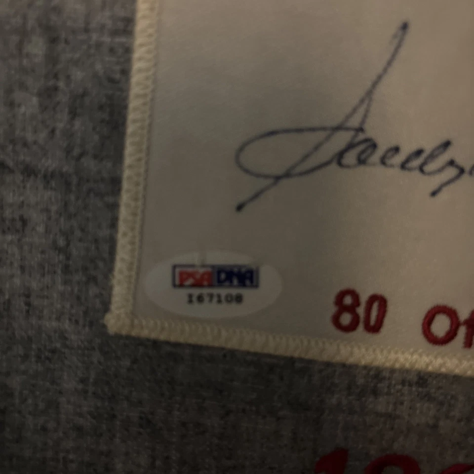 Sandy Koufax Mitchell and Ness signed Cooperstown Classic jersey 80/169 PSA  - Image 3 of 4