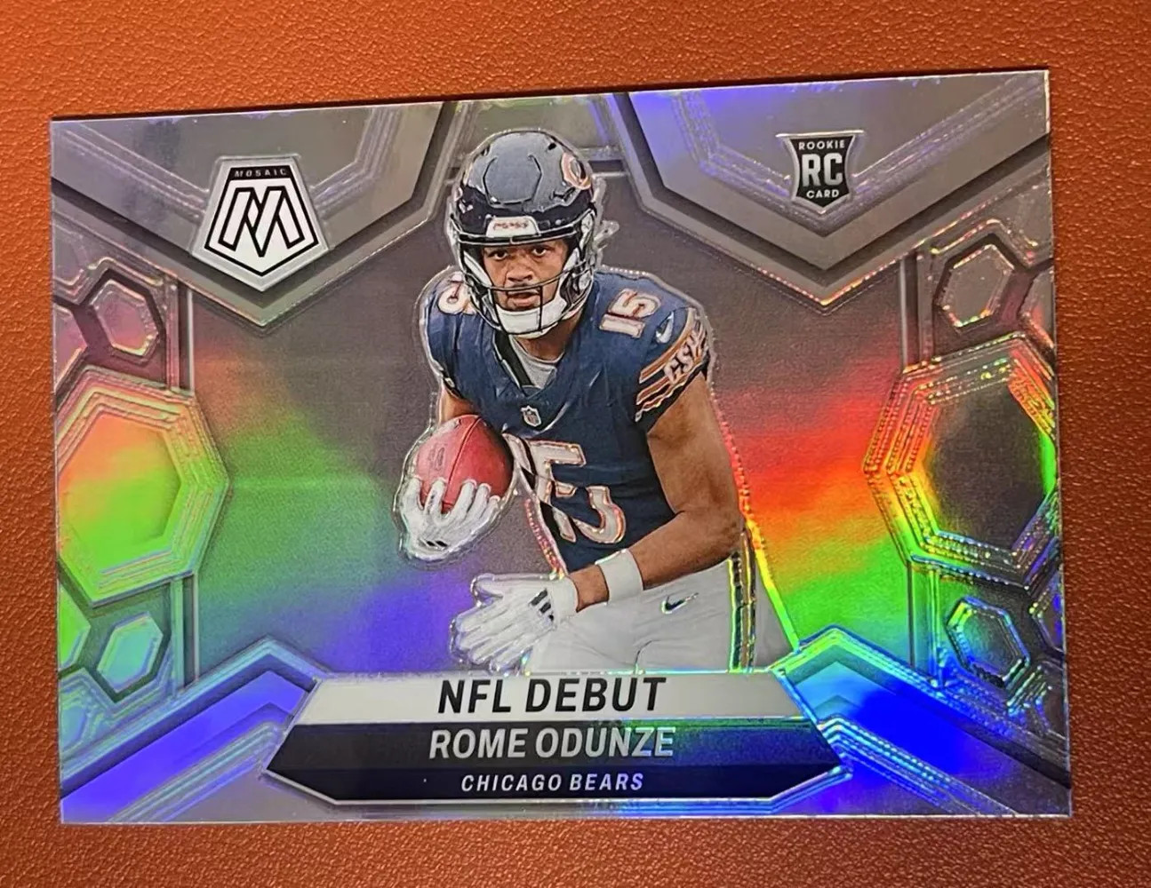 2024 Panini Mosaic NFL Debut Silver Prizm #281 Rome Odunze RC Rookies -GL12