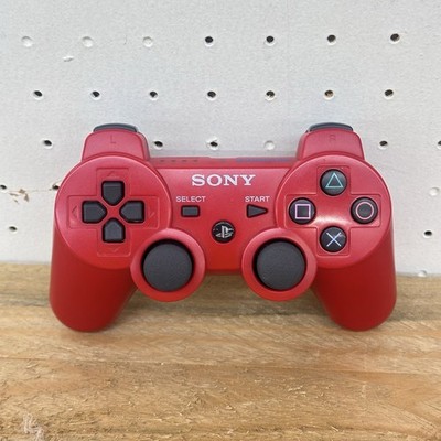 Sony PlayStation 3 PS3 DualShock 3 Wireless Controller   Red OEM