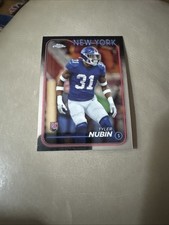 Tyler Nubin 2024 Topps Chrome Rookie Card #283 NY Giants RC