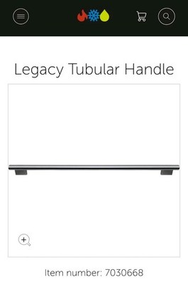 Sub Zero Tubular Handle Stainless 7030668 Refrigerator 
