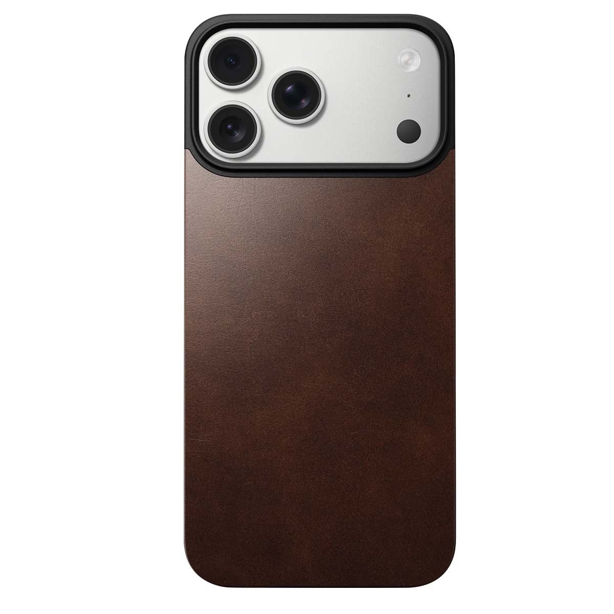Coque iPhone 17 Pro Max Nomad cuir fin marron : finies les rayures