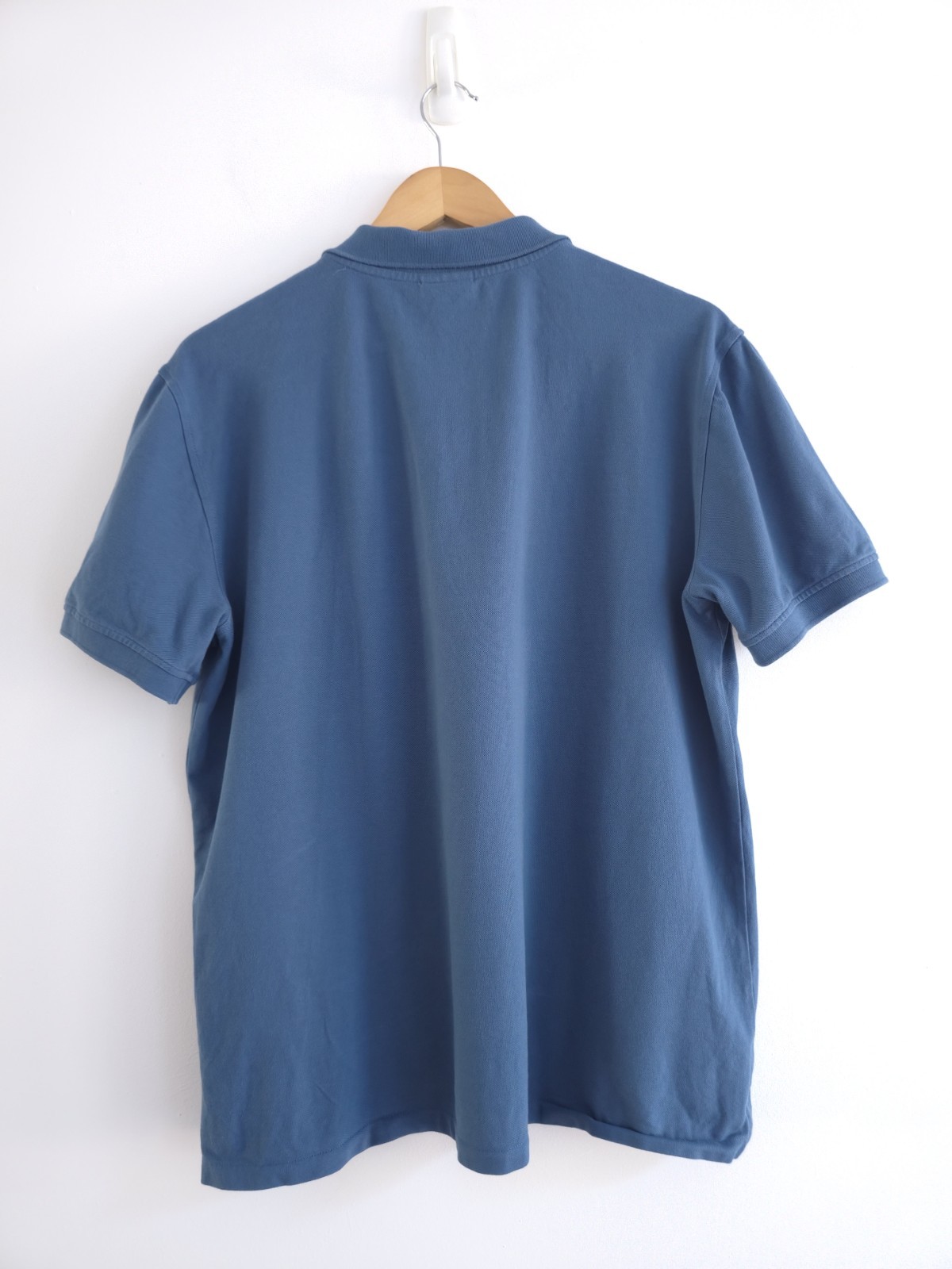 Paul Smith Mens Blue Short Sleeve Polo Shirt Logo Embroided Zebra - Size XL image 9
