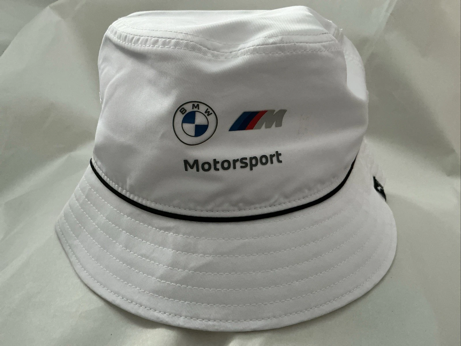 NWT PUMA BMW MMS Motorsport Bucket Hat - White- Adults Unisex Size S/M
Opens in a new window or tab