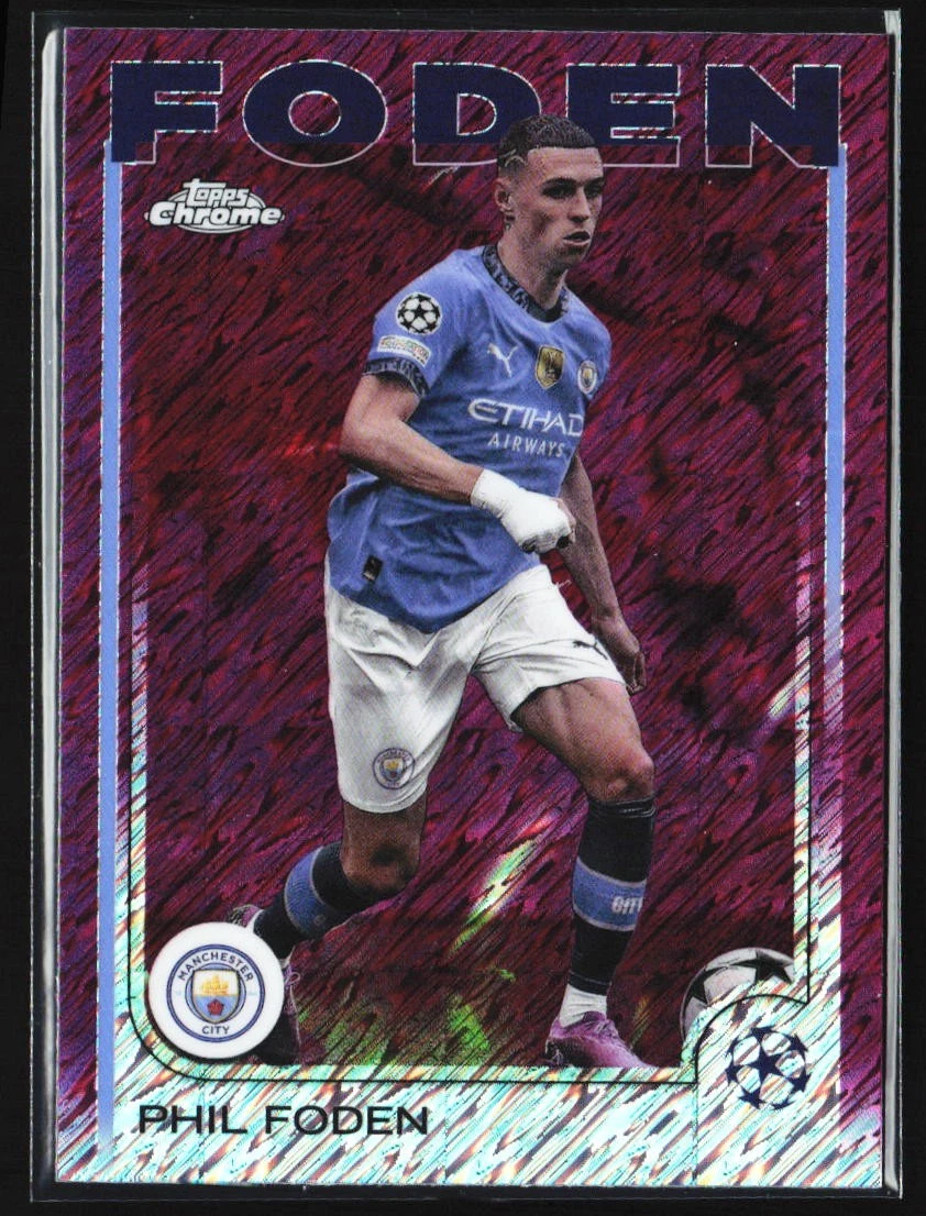 2024-25 Topps Chrome Uefa Club Competitions - Phil Foden #47 for
