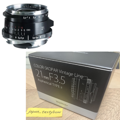 COLOR-SKOPAR 新同 vintage Mount VM Review Lens Aspherical f3.5 21mm Color-Skopar Voigtlander F3.5VM 21mm line レンズ(単焦点)
