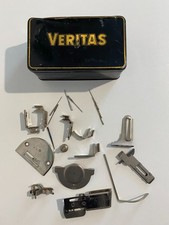 Alte Blechdose  Veritas  mit Inhalt  Dose Sammelobjekt Antik