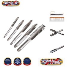 Durable 5-Size Metric Thread Tap Set - High Speed Steel with Nitride Finish