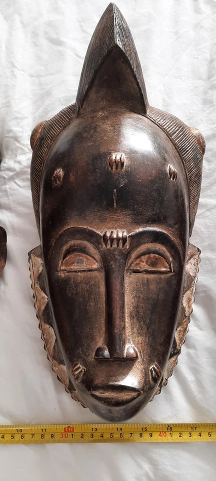 Antique House Clearance African Mask  Large  - Baule? / Boule?  - Image 3 of 3
