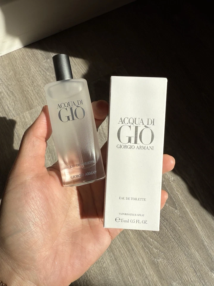 2 paquetes - Armani Acqua di Giò Eau de Toilette - 15 ml / 0,5 fl oz cada uno - Nuevo Foto 4 de 4