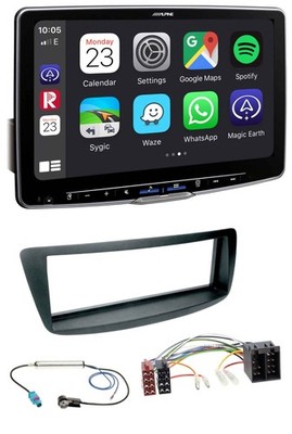 Alpine MP3 USB Bluetooth DAB Autoradio für Citroen C1 Peugeot 107 Fakra Phantome