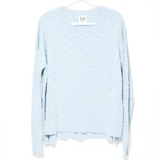 PLANET by LAUREN G. Sweater  Womens One Size Fits Most Blue Knit