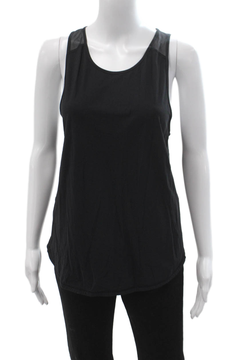 Lululemon Womens Black Basic Nylon Sleeveless Rou… - image 1