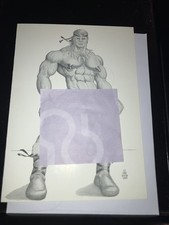 Gay Greeting Card Vintage 1985 Captive Barbarian Affordable Rare Ready To Frame